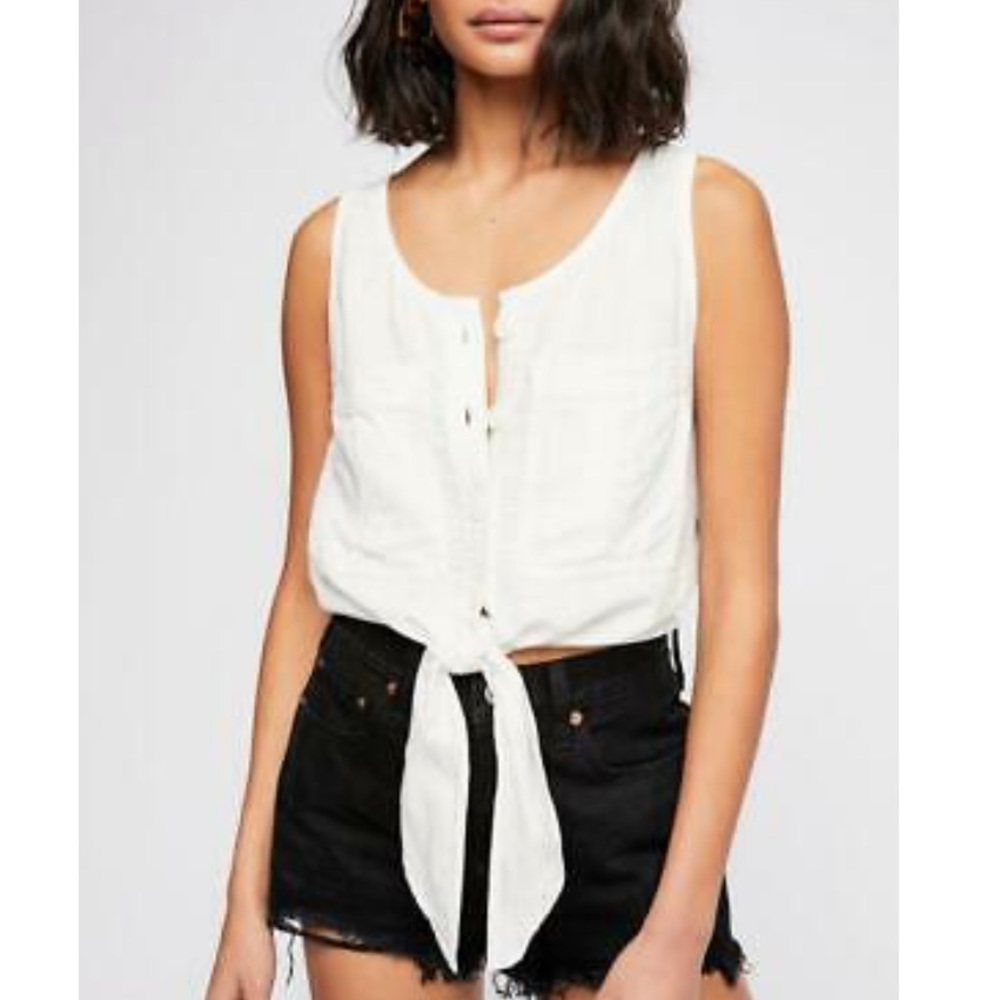 Free People linen top